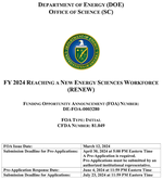 Reaching a New Energy Sciences Workforce (RENEW)